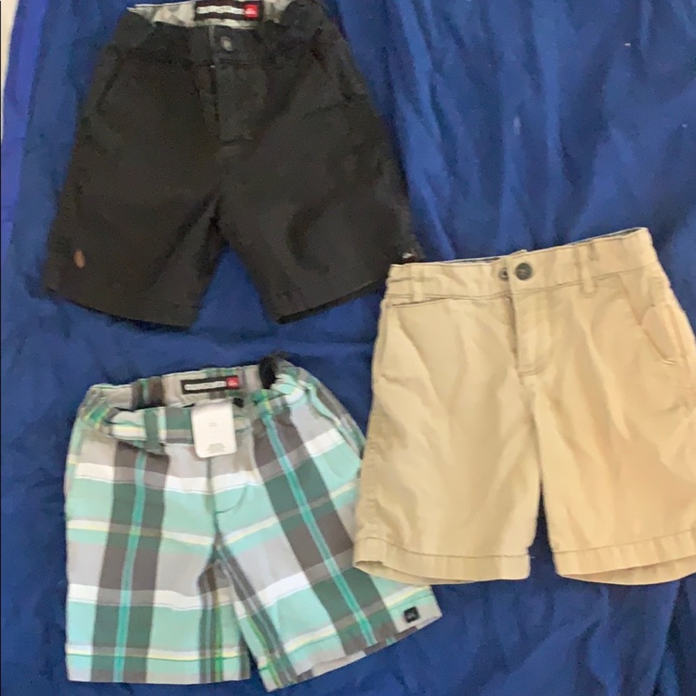 3 pairs of quicksilver shorts